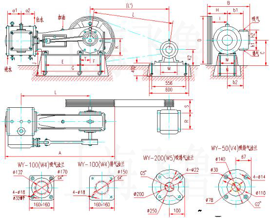 WY-50(V5)WY-100(W4)WY-200(W5)(f)ʽձðbߴD