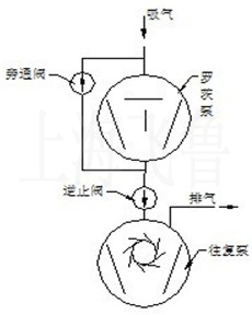 羅茨往復(fù)真空機(jī)組工作原理